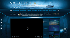 Desktop Screenshot of nautiluslive.org